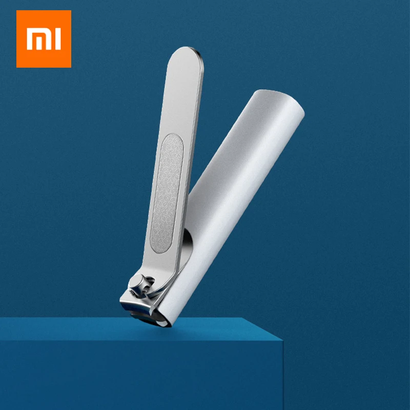 

Xiaomi Mijia Original Stainless Steel Nail Clippers with Anti-splash Cover Trimmer Pedicure Care Nail Clippers Professional File