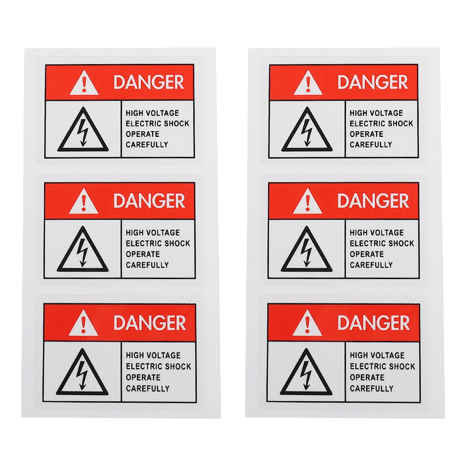 

Electric Shocks Sticker Stickers Sign Danger Voltage High Warning Equipment Electrical Decal Label Caution Decals Hazard Labels