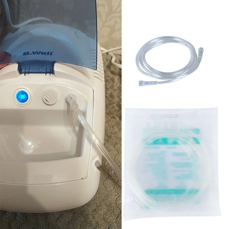 

1Pcs Disposable Nebulizer Soft Tube For Adult Kids Inhaler Cup 1.6Meters Home Air Compressor Atomizer Part