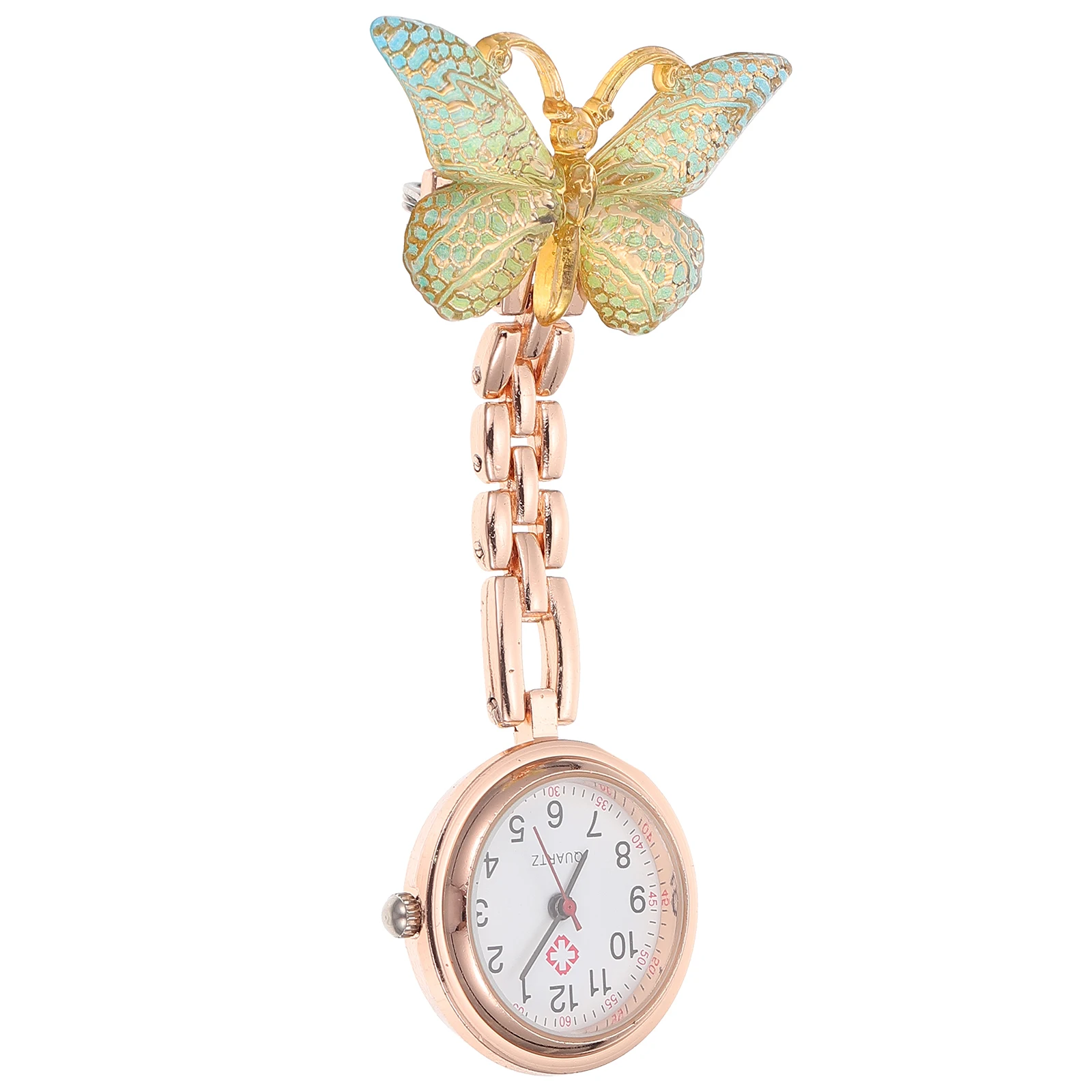 Watch Nurse Pocket Nursing Badgees Clip Nursing Fob Women Badge Hanging Lapel Accessories Retractable Brooch Men Pin