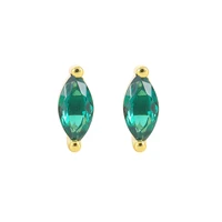 ins colourful diamond small earrings for women snowflake stud earring girls huggie earrings jewelry 925 sterling silver aretes