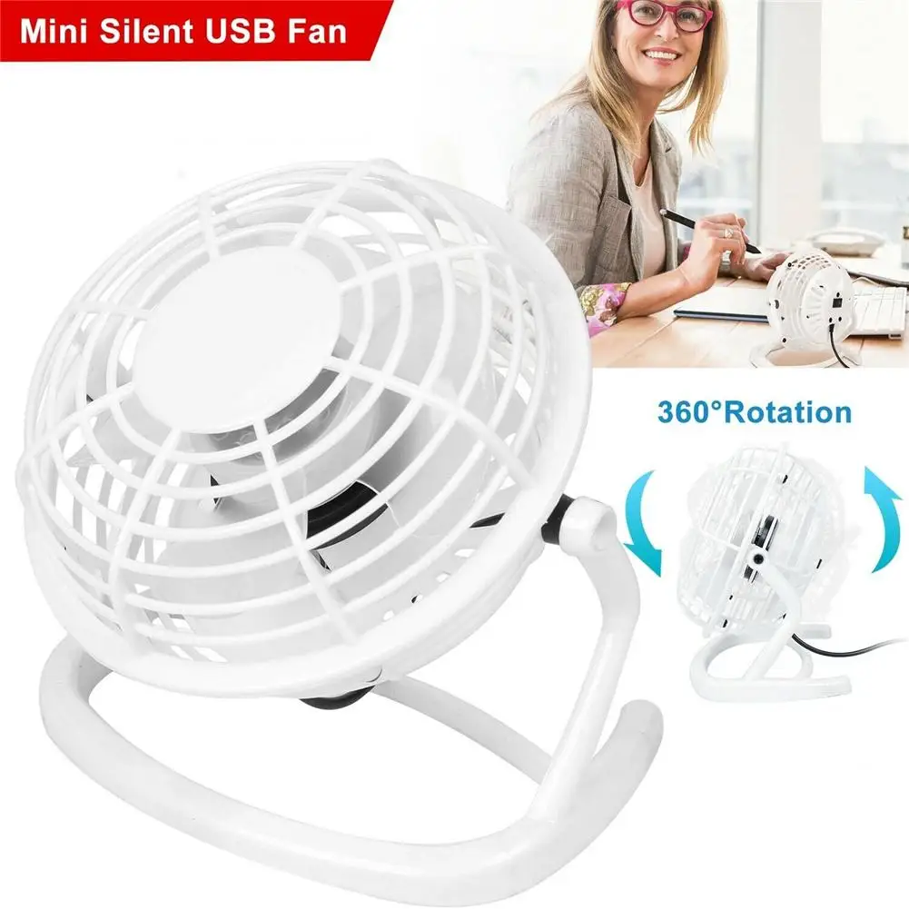 

Usb Mini Fan Ultra-quiet Electric Adjustable Tilt Stand Cooling Fan Air Cooler Household Electrical Appliances for Home Office