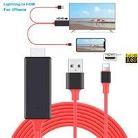 lightning to hdmi cable adapter for iphone ipad1080p hdtv av connector cable for iphone 1211xsx87 to tv projector monitor