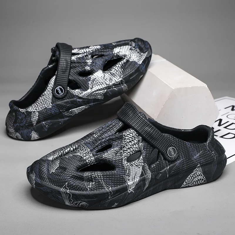 

Summer Sandals Man New Casual Fashion Slippers Men's Non-slip Outdoor Beach Slippers Indoor Soft Home Sandals Bathroom