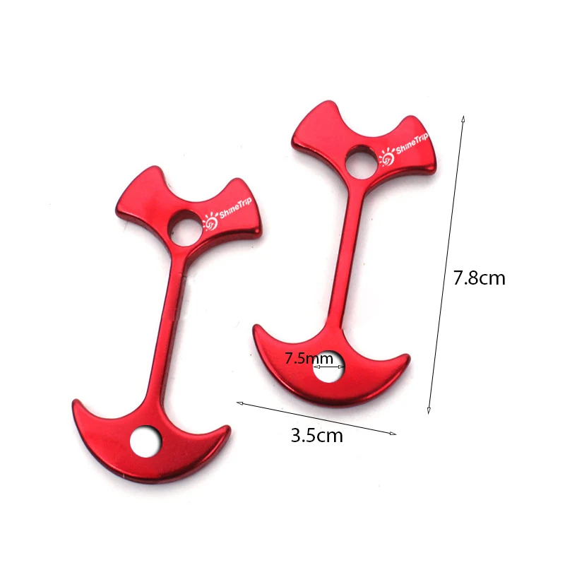 4pcs Lengthen Floor Nail Camp Wind Rope Tent Peg Path Deck Anchor Chains Linked Bone Nails Tent Nail 7.8x3.5cm