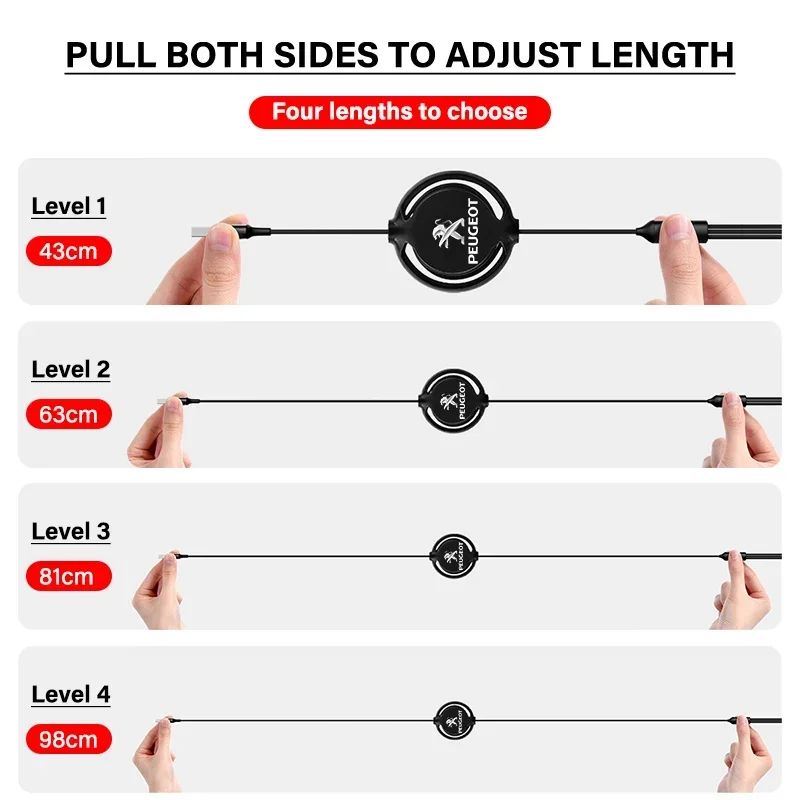 Автомобильные аксессуары Peugeot 3 в 1 микрокабель мультизарядное устройство для 407