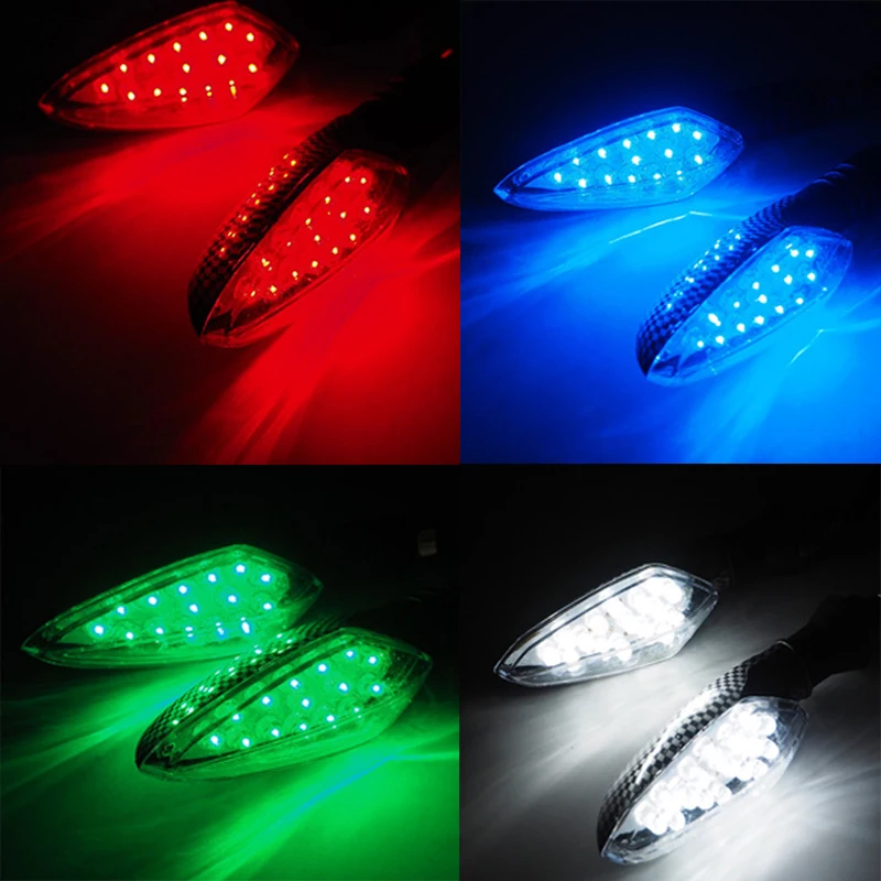 Поворотный Светильник для мотоцикла 12 В светодиодный индикатор поворота