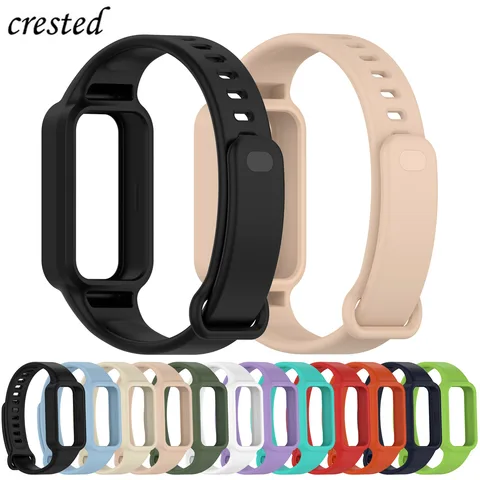 Спортивные силиконовые ремешки + чехол для Xiaomi Redmi watch 3, аксессуары, резиновый браслет Pulseira Correa для Xiaomi Mi Band 9, активный браслет