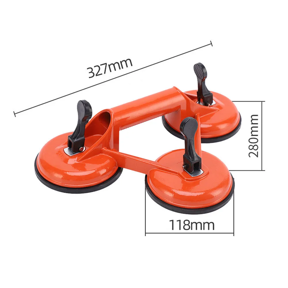 Вакуумная присоска из алюминиевого сплава с 3 захватами большой емкостью съемник
