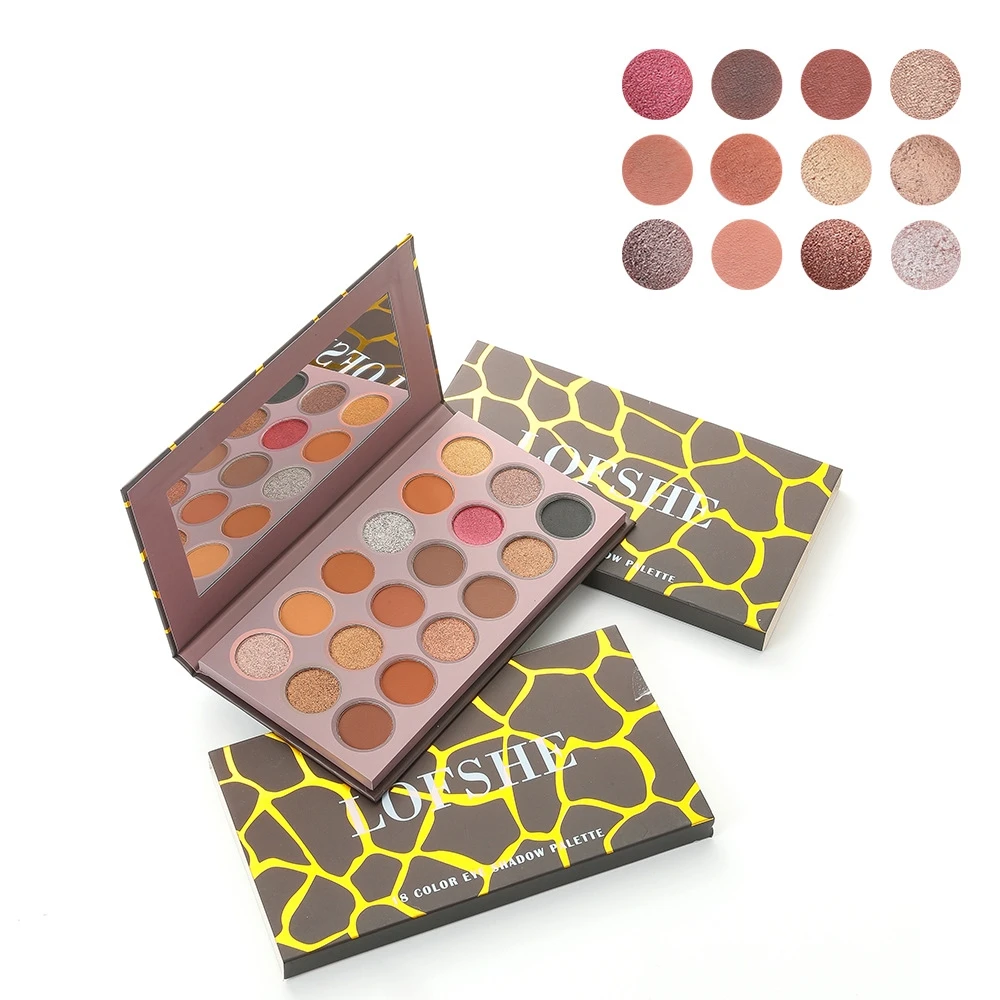 18 оттенков бумажные тени для век Палитра природных матовые перламутровые