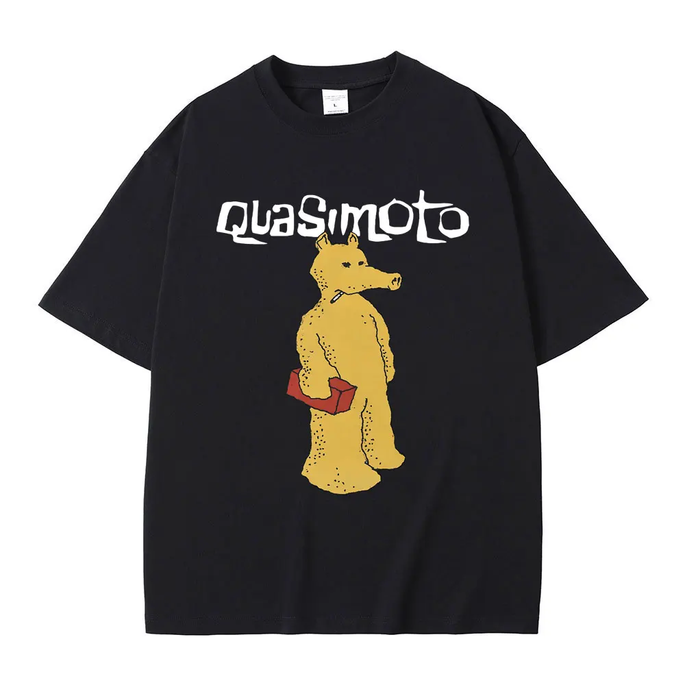 

Rapper Mf Doom Quasimoto Graphic Print T-shirt Men Women's Funny Anime Cartoon Style T Shirts Male Hip Hop Rap Oversized Tshirt