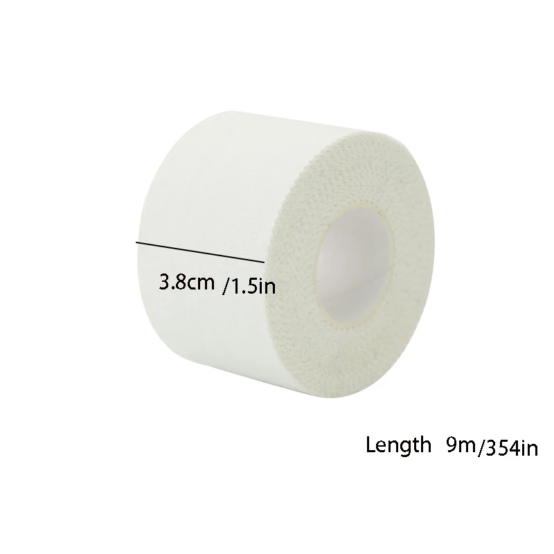 Белая вышитая спортивная лента защитная повязка для футбола и баскетбола защита