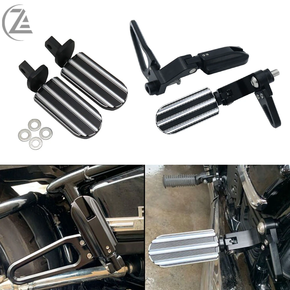 

ACZ Motorcycle Rear Footrest Black Peg Pedal Passenger FootPeg Mounting Kit for BMW R18