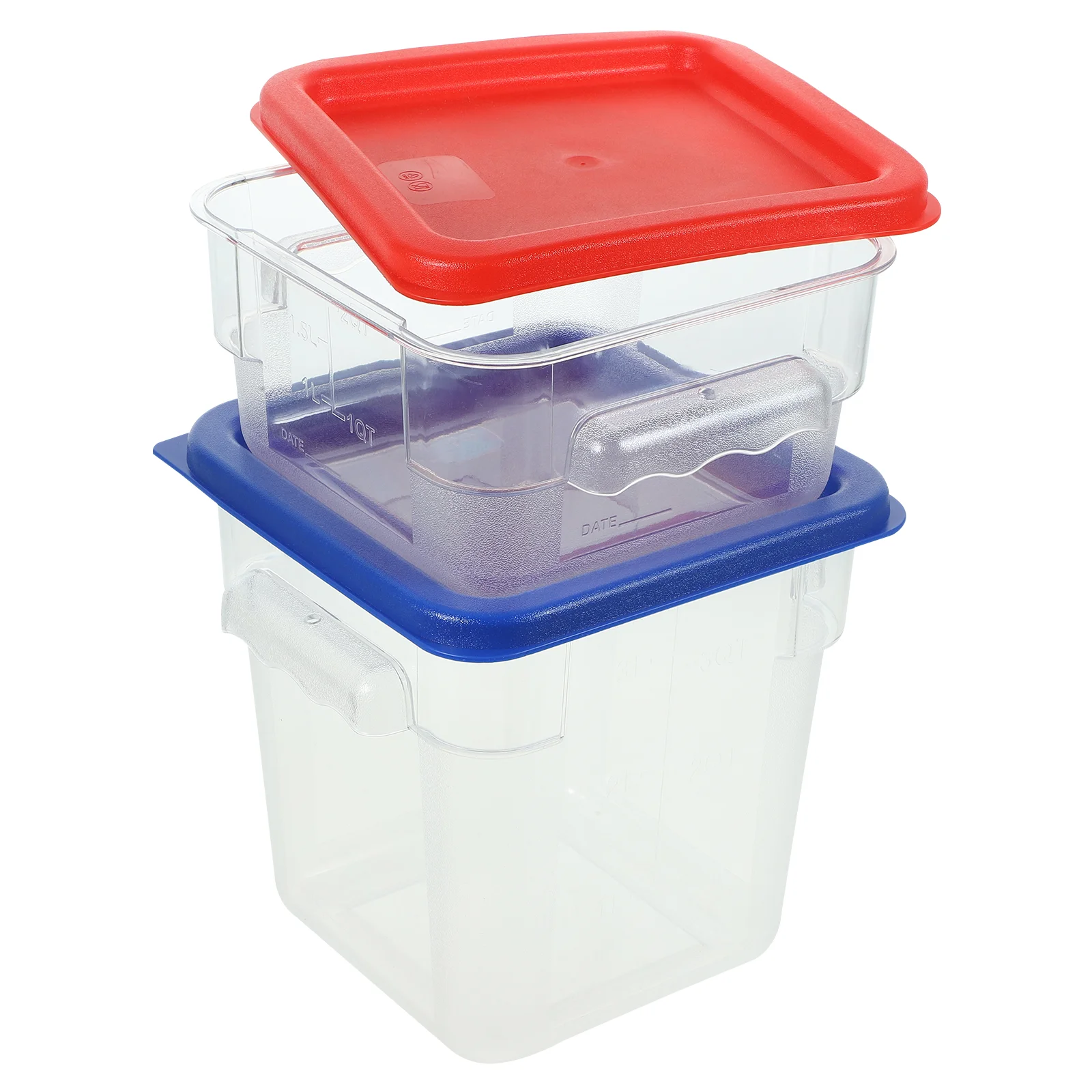 

2 Sets Dry Fruit Storage Jar Cereals Tea Sealed Food Container PC Plastic Containers