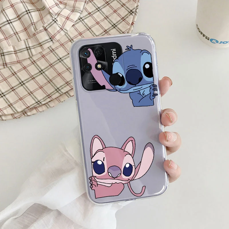 Забавный чехол Stich Monster для Redmi 10 10C 10A Note10 телефона из аниме мягкий прозрачный Xiaomi C