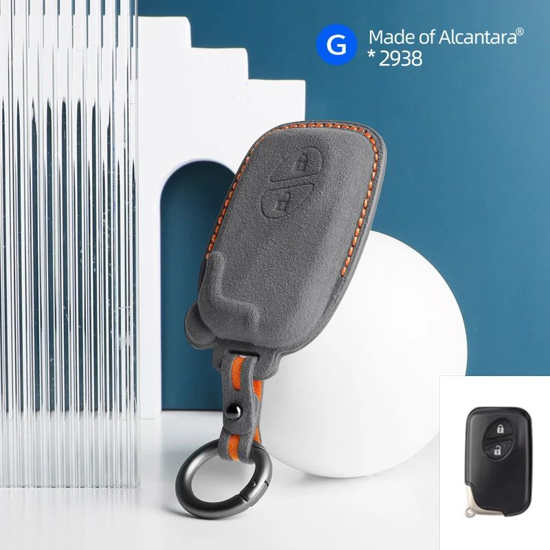 

Чехол для автомобильного дистанционного ключа из алькантары, чехол для Lexus 2011 2012 2013 2014 2015 CT200h 2, аксессуары для защиты