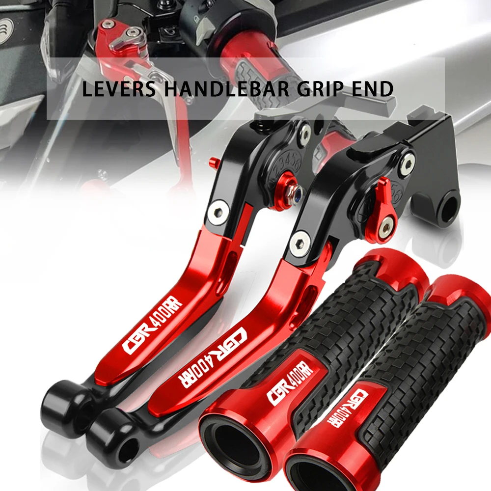 

CNC Folding Brake Clutch Levers Handle Bar cbr 400rr Motorcycle Accessory 7/8" 22mm For HONDA CBR400RR CBR 400RR Handlebar Grips