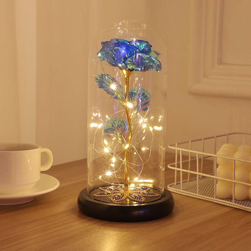 Волшебная светодиодная гирлянда из розового золота 2020 пробы 24 к |