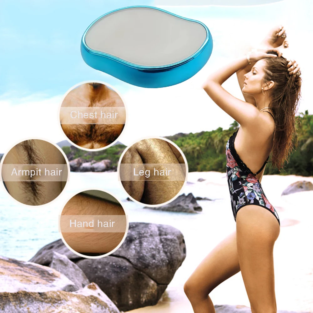 

Physical Hair Removal Safe Glass Epilator Hair Removal Tool for Men and Women Body Hair Can Be Washed and Used Repeatedly