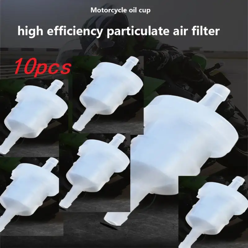 

10 шт., универсальные бензиновые фильтры для мотоцикла