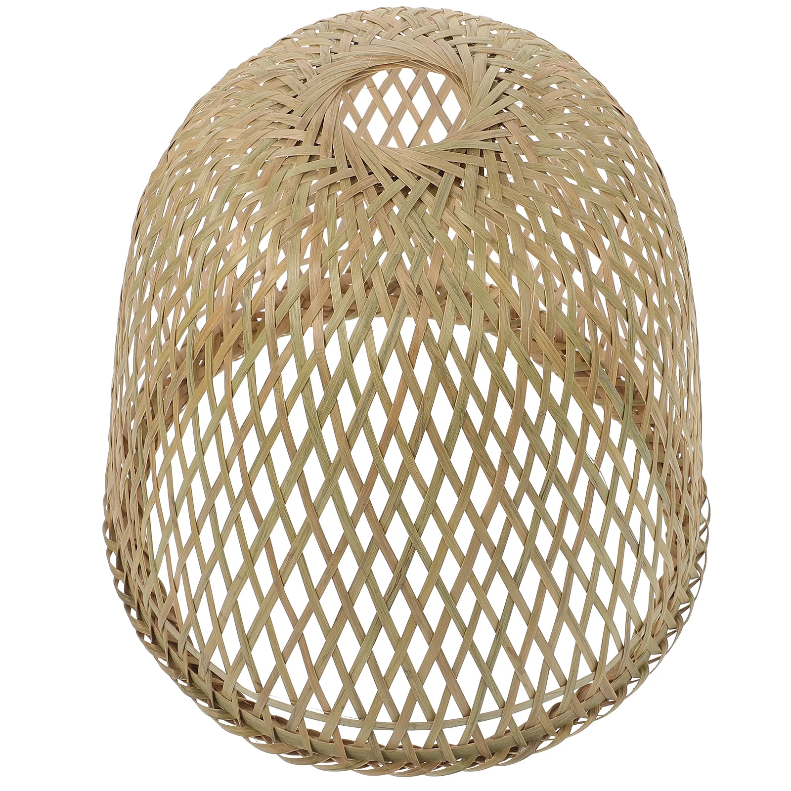

Bamboo Woven Chandelier Shade Pendant Lamp Cover Hanging Weaving Lampshade Vintage Decorative