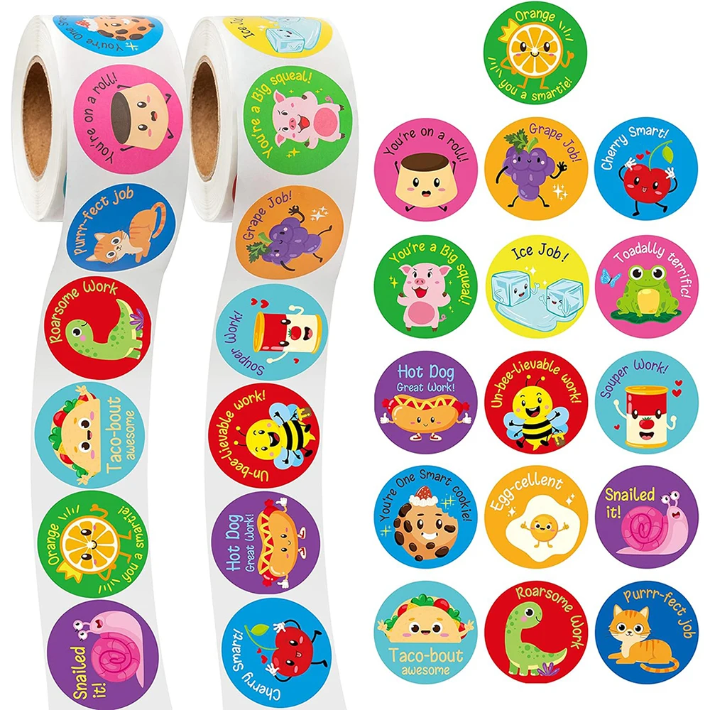 1000 Шт. Вдохновляющие Забавные Наклейки Искусственные Продукты Питания