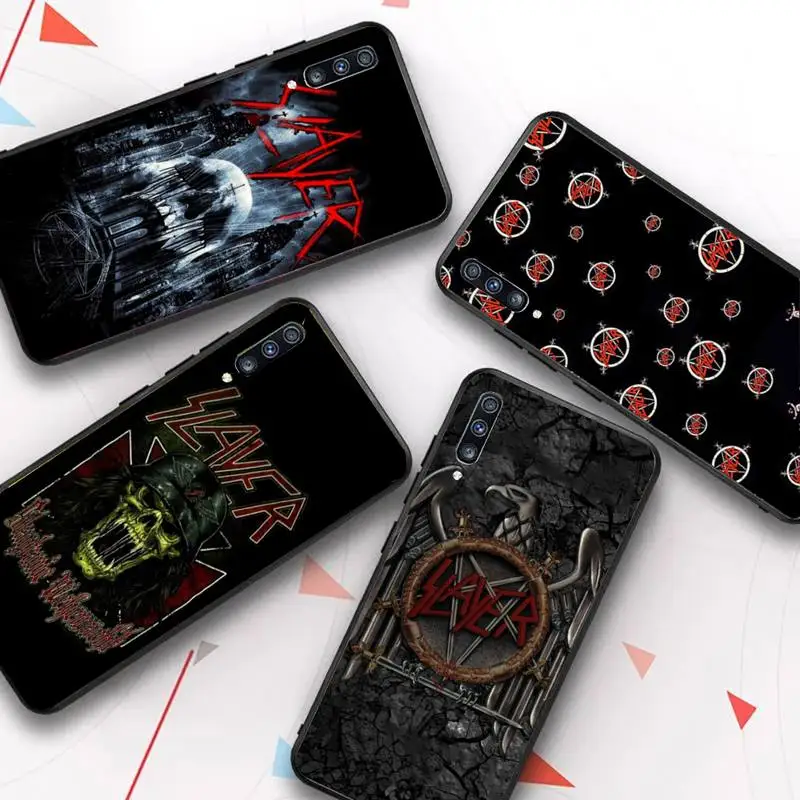 

Slayer Heavy Metal Rock Band Phone Case for Samsung A51 A30s A52 A71 A12 for Huawei Honor 10i for OPPO vivo Y11 cover