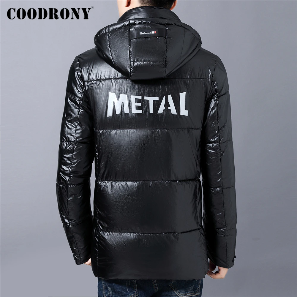COODRONY Brand Thick Warm Parkas Men's Winter Jackets Zipper Hooded Coat Men Clothing Fashion Casual Streetwear Overcoats Z8144