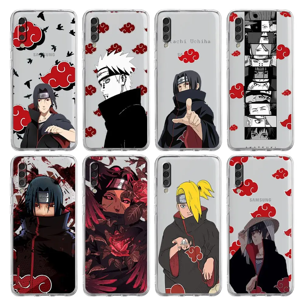 

Чехол для телефона Samsung Galaxy A12 A32 A50 A70 A20E A20S A10S A22 A30 A40 A52S A72 5G A02S Itachi Naruto Akatsuki Аниме Чехол
