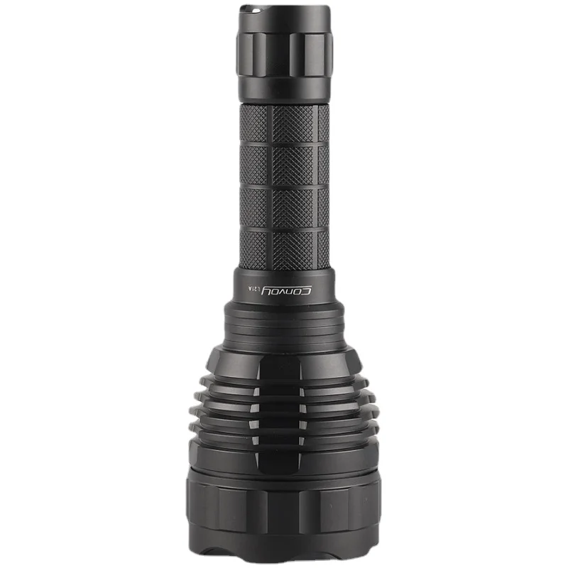 

Convoy L21A Power LED Flashlight Luminus SST40 2300LM, Temperature Protection Management Torch Lighter for Self-defense, Search