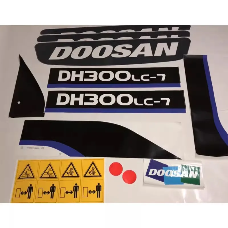 Наклейка на экскаватор TALUADA для DX60 DX300 DH150 DH225 DH300 DH370-7 наклейка корпус