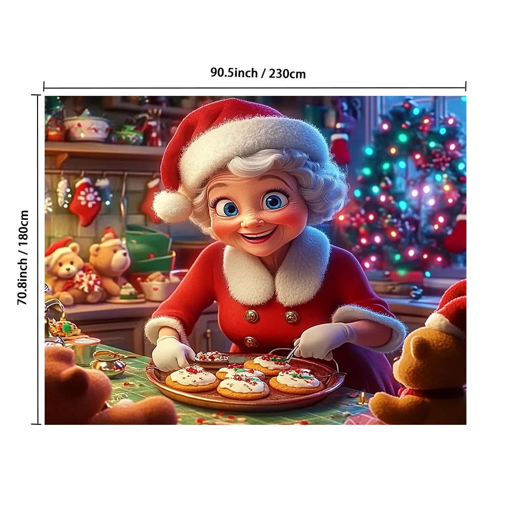 1 шт., милая бабушка Christmas_ai1, подходит для домашней комнаты, гостиной, спальни, идеально подходит для праздничного украшения фона (art.: 3920cb7994469) - 3920cb7994469