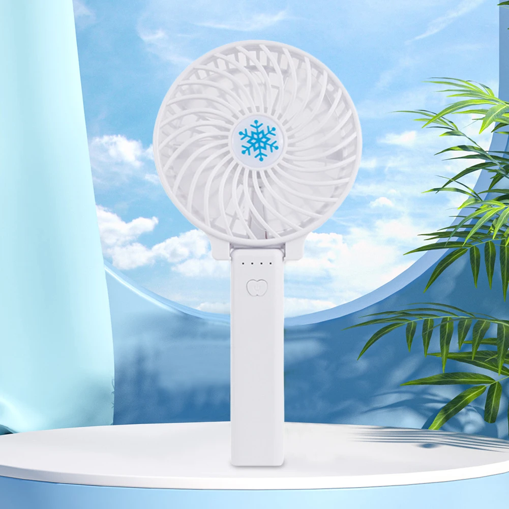 

Handheld Fan USB Charging Foldable Summer Cooling Fan Comfortable Lightweight Adjustable Wind Speed for Camping Hiking Fishing