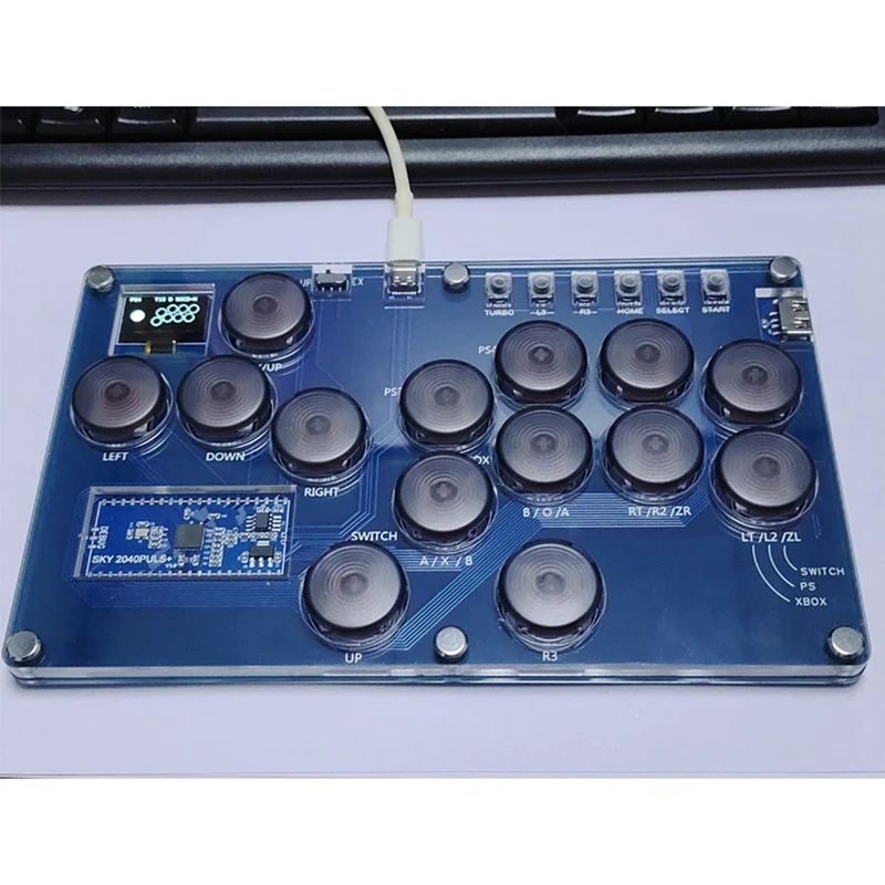 Новый игровой контроллер Fight Stick аркадный джойстик с возможностью горячей замены