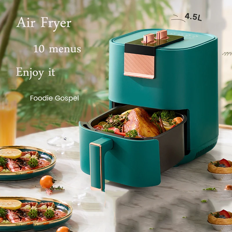 

5.5L Air Fryer no Oil for Home Cooking,Mechanical Electric AirFryer,Oil-free Baking Oven,Fries/Whole Chicken,Classical Airfryers