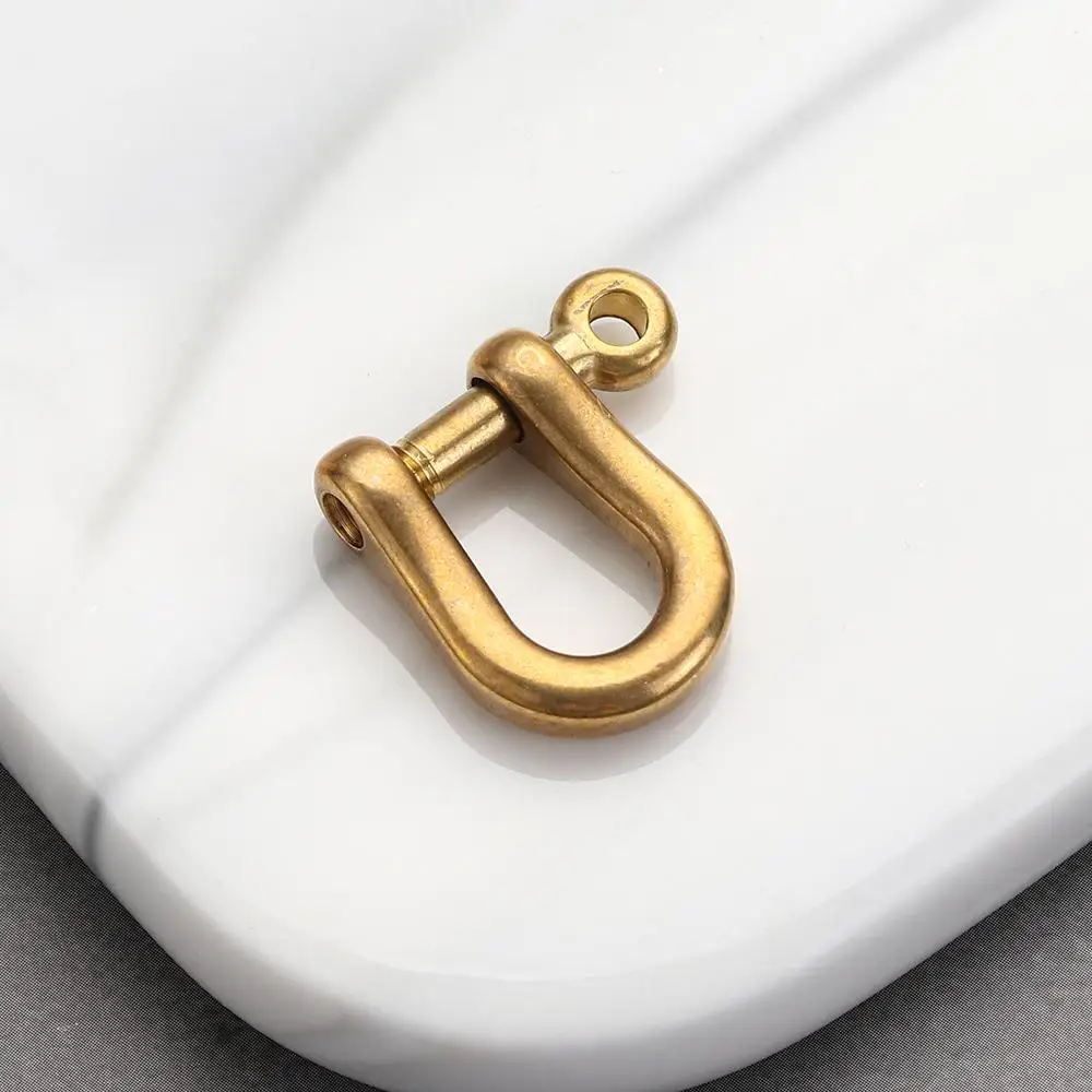 Высококачественные скобы с пряжками цепочка из твердой латуни карабин кольцо