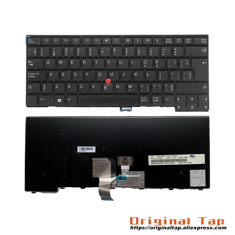 Канадская французская клавиатура CFB для Lenovo Thinkpad L470 01EN506 01EN546