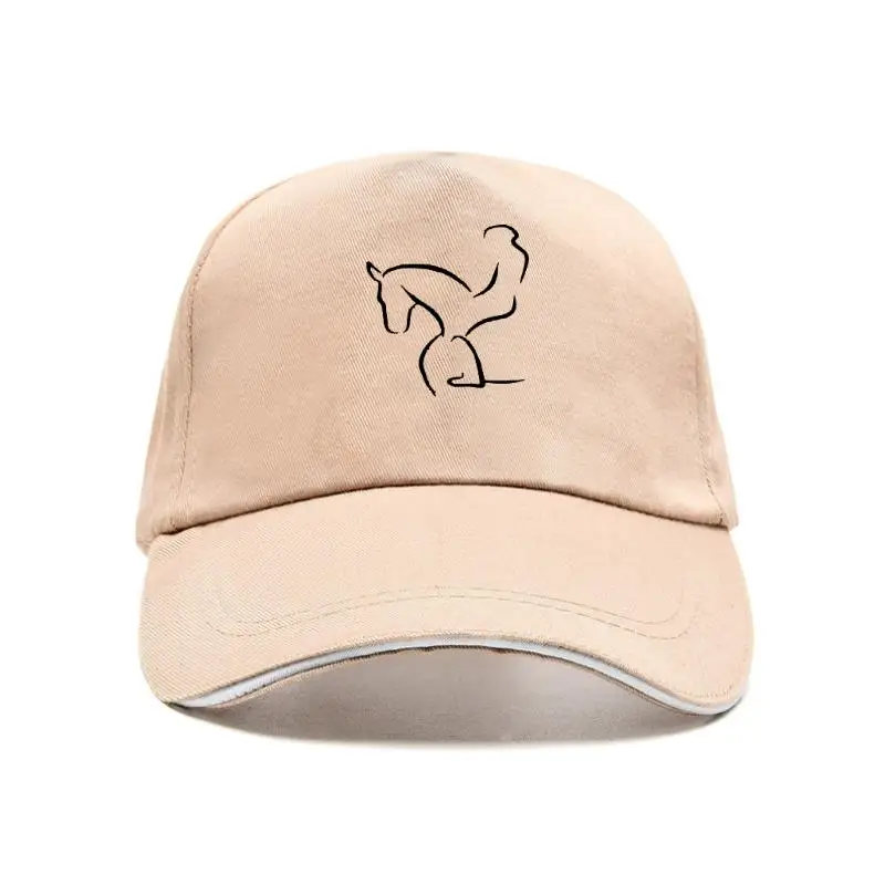 

new cap hat Men Customize Dressage Stick Figure Riding Horse funny Baseball Cap novelty women
