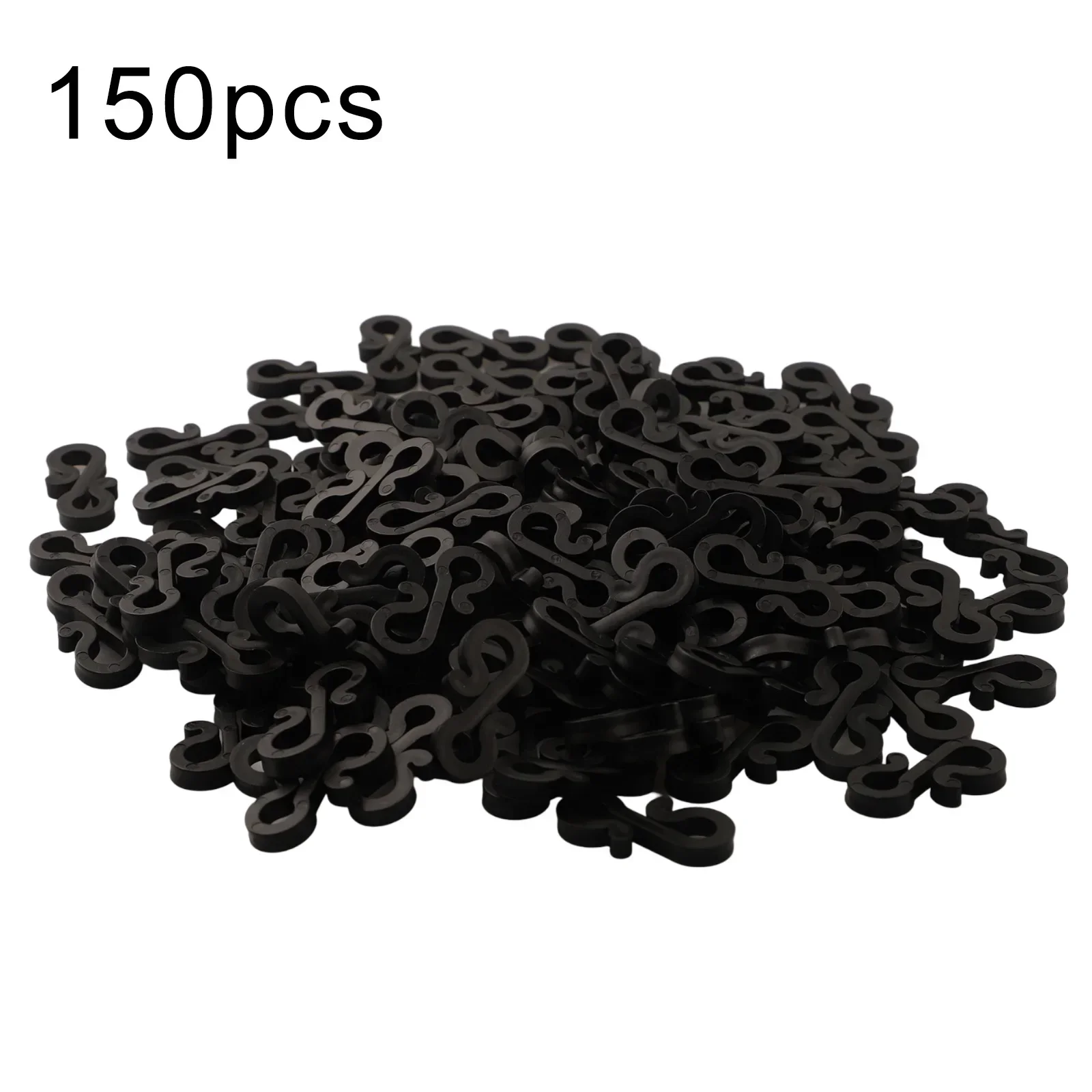 

150 шт., рождественские крючки для желобов, зажимы для уличного освещения, крючки для желобов, зажимы с S-образным крючком, многофункциональные гирлянды, вешалка, зажимы для крючков