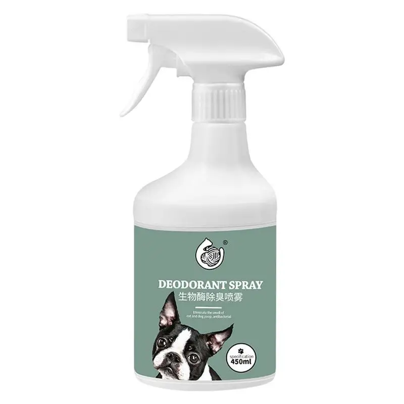 

450ml Dog Perfume Spray Natural Lasting Fragrance Dog Deodorant Spray Cats Urine Deodorizer For Bathroom Kitchen Fabric