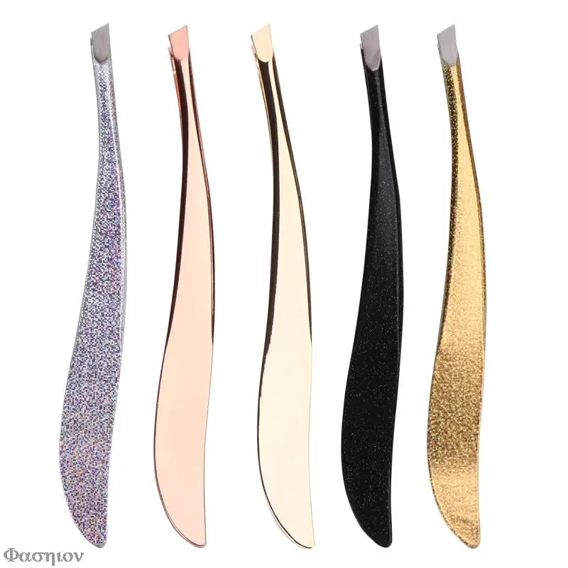 

1 Pcs Banana Clip Colorful New Arrival Professional Stainless Steel Tweezer Eyebrow Face Nose Hair Clip Remover Tool