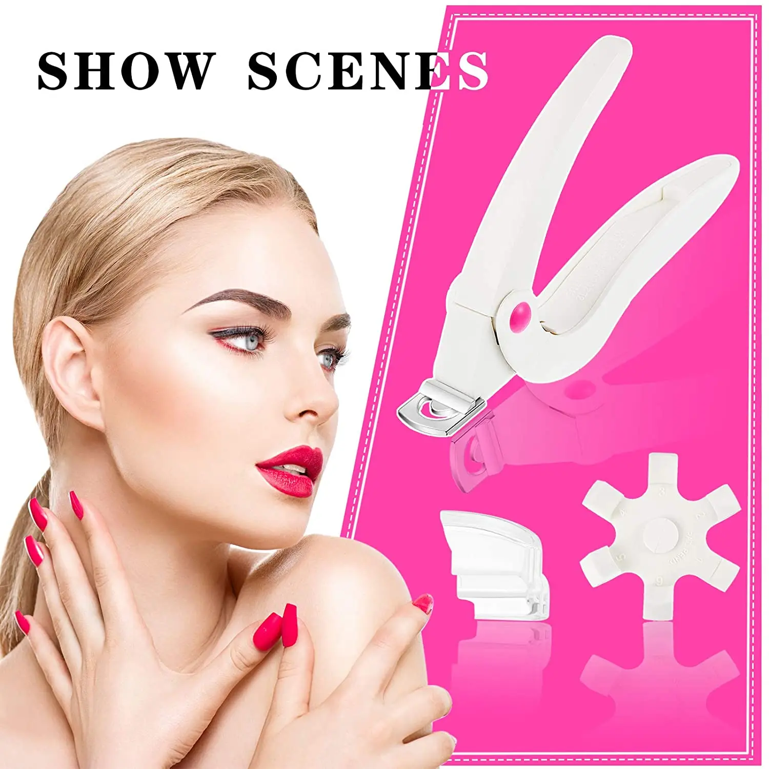 

Nail Tip Trimmer Manicure Tools For Artificial Nail Fake Nail Clippers U-shaped False Nails Cutter Nail Clipper