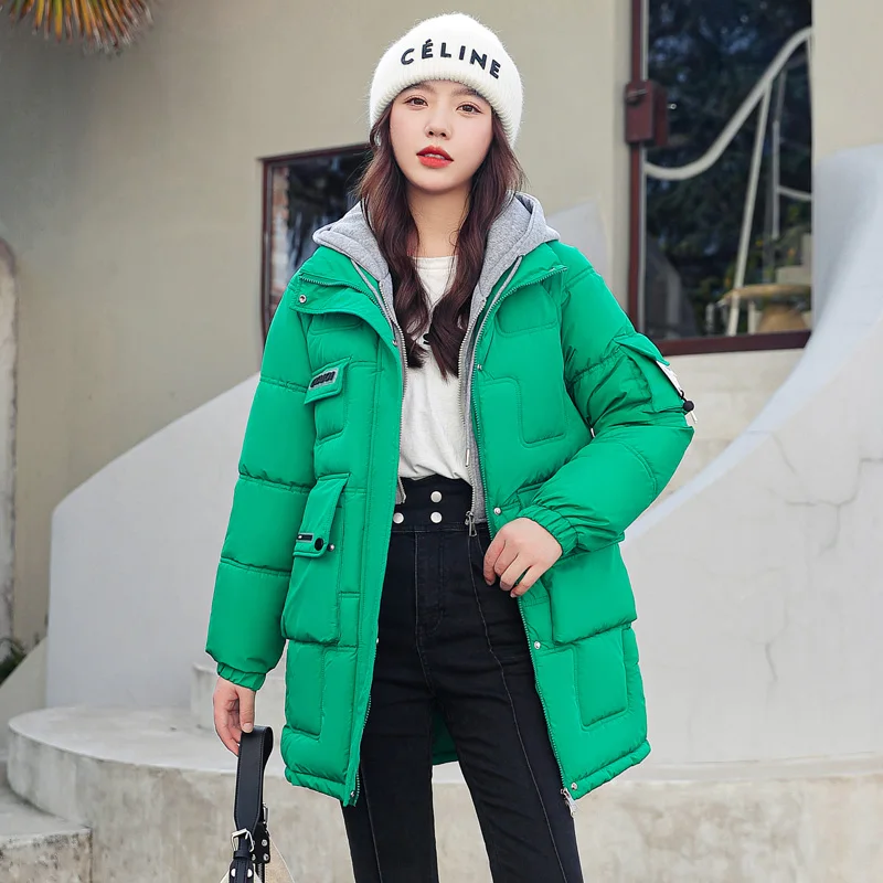 

Women's Fashion Warm Coat Jacket Winter Warm Hooded Parka OverCoat Female Hoodie Dress Women Clothing