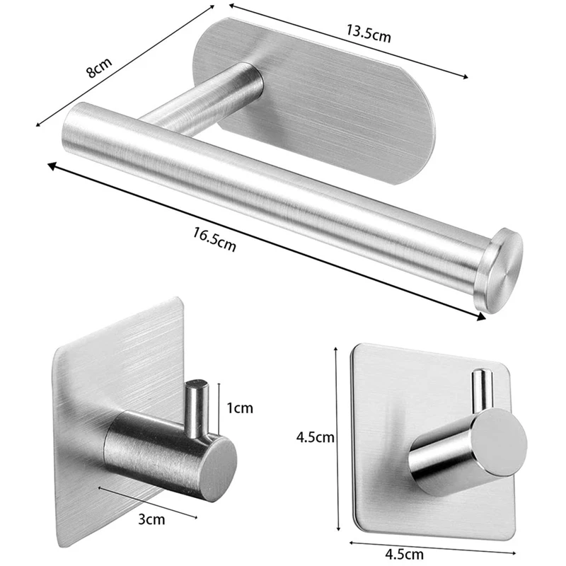 Акция! Держатель для туалетной бумаги самоклеящийся держатель 4 крючка без
