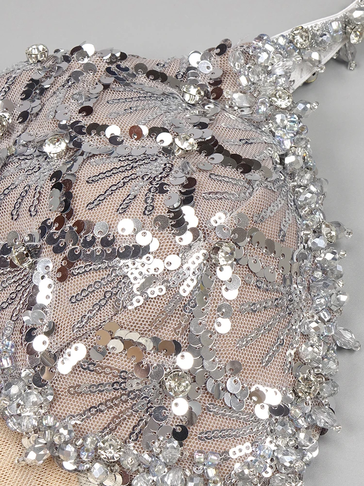 Женское длинное платье-макси VC с глубоким V-образным вырезом и открытой спиной