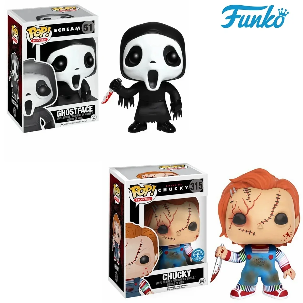 Крик Funko POP MOVIES — Ghostface 51. # CHUCKY Brideof 315 Игрушка Good Guys виниловые фигурки аниме-модель
