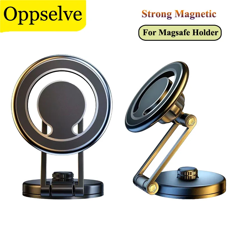 

Car Magnetic Phone Holder For Magsafe 360 Degree Rotation Foldable Universal Phone Holder Stand For iPhone 14 13 Pro Max Xiaomi