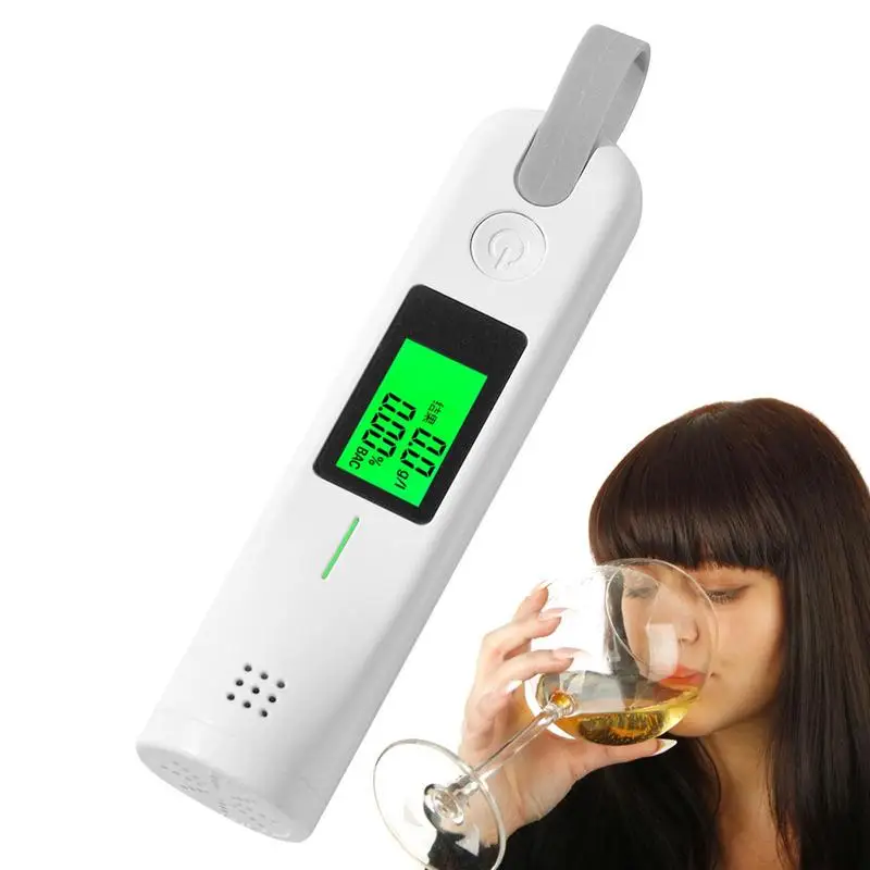

Алкотестер электронный с цифровым дисплеем, портативный Перезаряжаемый Бесконтактный анализатор алкоголя