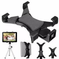 universal tablet tripod mount clamp with 14thread adapter for ipad 234airair2 mini for galaxy tablet phone bracket h