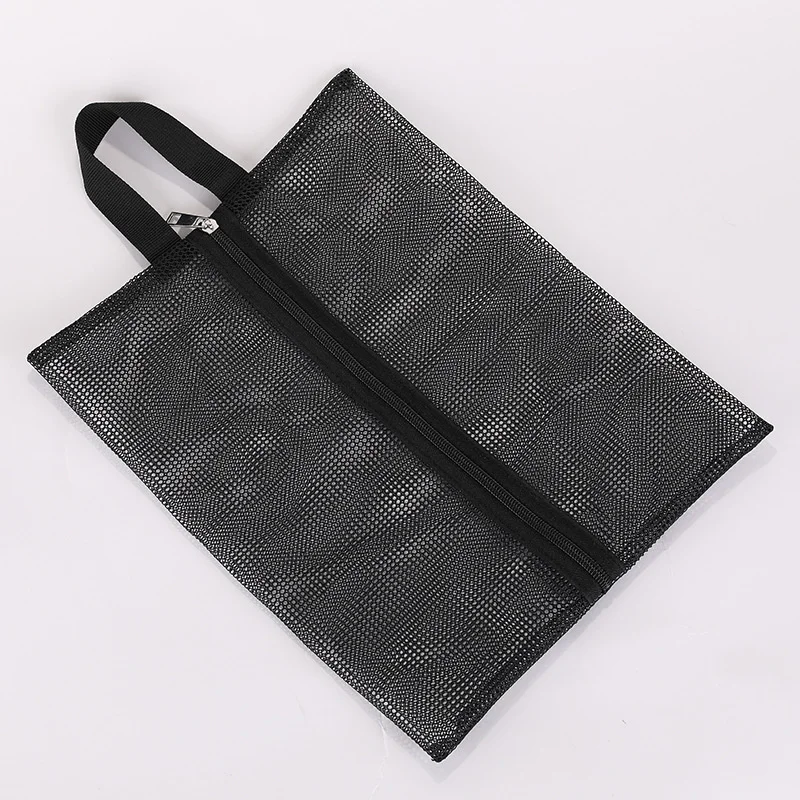 

Portable Mesh Beach Bag Travel Wash Bag Bath Swimming Bath Bag Mesh Storage Bag Beach Bag Foldable Shoe Storage Bag 1 Pcs